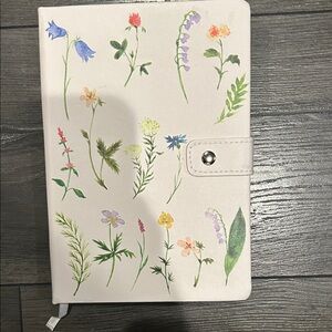 Floral Botanical Print Snap Journal